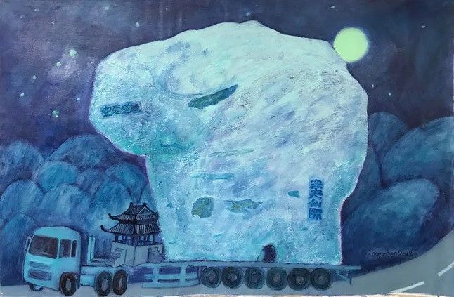 送您一篇很纯粹的艺术作品欣赏 | 孔龙震的100天创作之丙烯篇