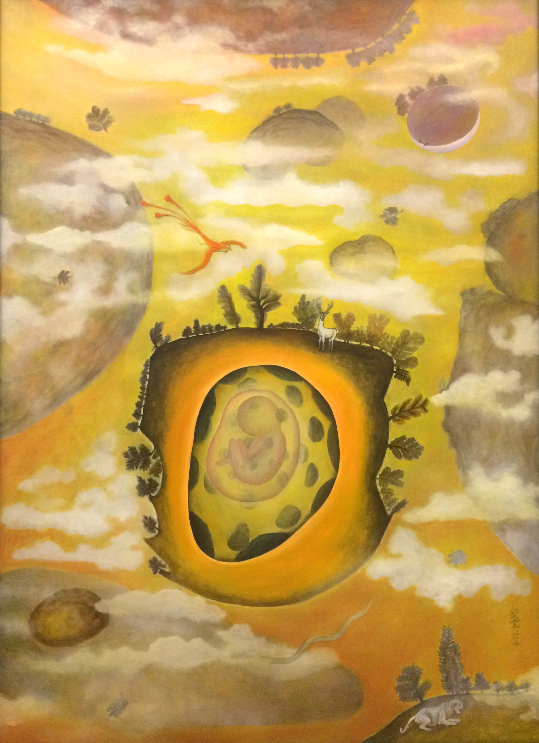 艺术品 油画 布面油画 孔龙震 仙境